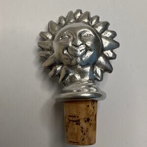 Silver Sun shaped Wine Stopper